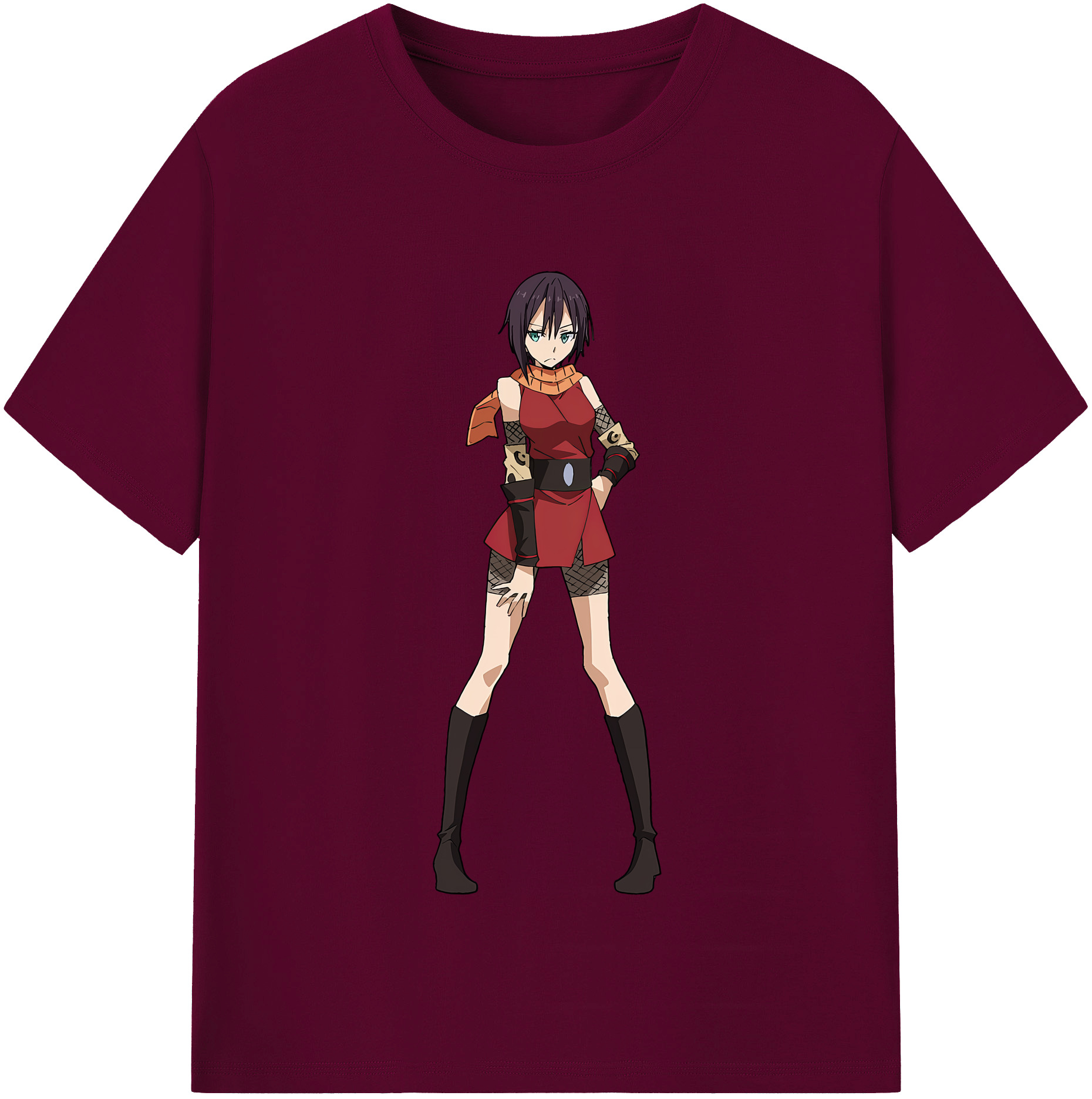 （画像用） 転スラ Regarding Reincarnated to Slime レディースカジュアルプリントTシャツ（綿100％）